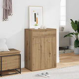 Shoe Cabinet Artisan Oak 60x35x84 cm Engineered Wood 855953
