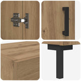 Highboard 2 pcs Artisan Oak Engineered Wood 3415912