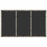 Garden Dining Set 5 pcs Light grey Poly rattan 3334897