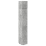 Slim Storage Cabinet Concrete Grey 30x42.5x225 cm Engineered Wood 3281262
