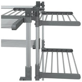 Laundry Drying Rack 107x107x120 cm Aluminium 154606