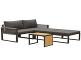 Grey 2-4 Seater Modular Garden Furniture Set Parcel 2 N652P372949G