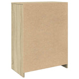 Bathroom Cabinet Sonoma Oak 60x33x80 cm Engineered Wood 849645