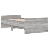 Bed Frame Grey sonoma Engineered wood Single Bed Frame 3207369