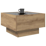 Coffee Table Artisan oak 50 x 50 x 30 cm Engineered wood 879660