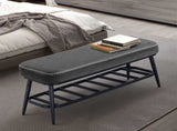 Leather Shoe Storage Bench 72790900