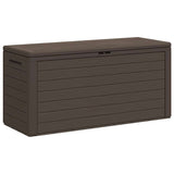 49443 Garden Storage Box Brown 116x44x55 cm