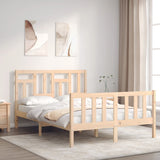 Bed Frame without Mattress 140x190 cm Solid Wood Pine 3193121