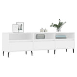 TV Cabinet White 150x30x44.5 cm Engineered Wood 831292
