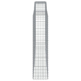 Arched Gabion Basket 400x50x200/220 cm Galvanised Iron 153540