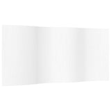 Room Divider White Width 400 cm Height 165 cm Bamboo 377003