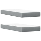 Bed with Mattress White 200x200 cm Solid Wood Pine 3281923