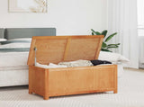 Storage Box Solid Oak Wood 42000874