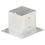 Post Anchors 4 pcs Galvanised Metal 141 mm 145452