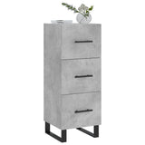 Sideboard Concrete Grey 34.5x34x90 cm Engineered Wood 828632