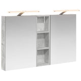 Bathroom Cabinet Set 3 pcs 100 x 10.5 x 60.5 cm Engineered wood 3403707