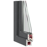 Basement Window "RISOR" 110x70 cm Tilt&Turn DIN Left Anthracite 4108417