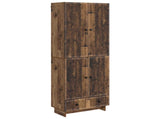 Cabinet Set 2 pcs Old Wood 66 x 34.5 x 95 cm Engineered Wood 3416356