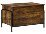 Storage Box Smoked Oak 60 x 40 x 49.5 cm Engineered Wood 8013670