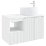 Bathroom Furniture Set 2 pcs White Engineered Wood 3404094