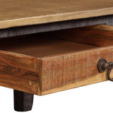 244968 Coffee Table Solid Wood Vintage 118x60x40 cm
