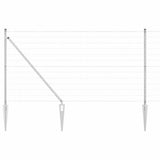 Welded Wire Fence with Spikes 10 x 1.2 m 3350736