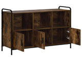 Sideboard Smoked Oak 97 x 33 x 81 cm Engineered Wood 8013862