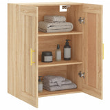 Wall Mounted Cabinet Sonoma Oak 69.5x34x90 cm Engineered Wood 830367