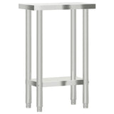 Kitchen Work Table 55x30x85 cm Stainless Steel 376450