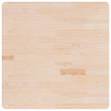 Square Table Top 90x90x1.5 cm Untreated Solid Wood Oak 342919