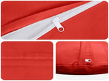 Throw Pillow 6 pcs HEERLEN Red Dia. 60 cm Polyester 929818