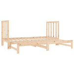 ZNTS Pull-out Day Bed without Mattress 2x cm 3124767