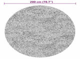 Rug HUARTE Short Pile Soft and Washable Beige 200 cm 375031