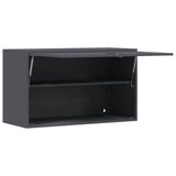Wall Cabinet for Garage with Gas-lift Door Anthracite 883262