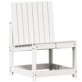 Garden Chair White 50.5x55x77 cm Solid Wood Pine 832616