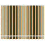 Retractable Awning Manual Green and Yellow 300x250 cm Fabric 3330175