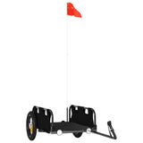 Bike Trailer Black Oxford Fabric and Iron 94164
