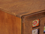 Sideboard Walnut 60 x 33 x 75 cm Solid Mango Wood 4018227