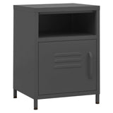 Nightstands 2 pcs Anthracite 35x35x51 cm Steel 3095220