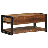 Coffee Table Multicolour 90x50x38 cm Solid Wood Reclaimed 4016686