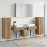 Bathroom Furniture Set 6 pcs Artisan Oak 3407142
