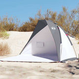 Beach Tent Grey 268x223x125 cm 185T Polyester 94408