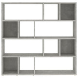 Book Cabinet/Room Divider Concrete Grey 105x24x102 cm 823249