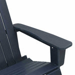 Adirondack Rocking Chairs 2 pcs Navy blue HDPE 3335835