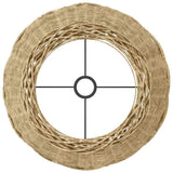 Lamp Shade Brown 45x28 cm Wicker 364394