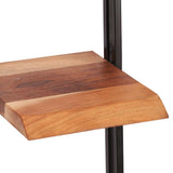 Wall Shelves 5 pcs Solid Wood Acacia 373633