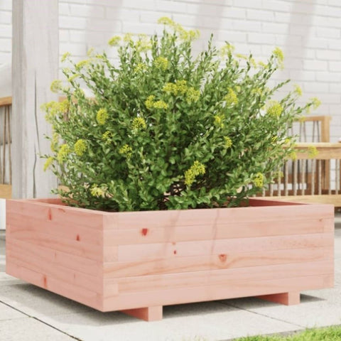 ZNTS Garden Planter 70x70x26.5 cm Solid Wood Douglas 847306