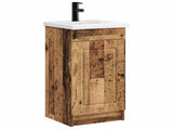 Bathroom Vanity with Sink Old Wood 42 x 40 x 84.5 cm 890062