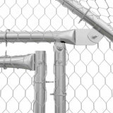 Chicken Cage Silver 170 x 100 x 177 cm Galvanised Steel 42023408