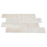 Decorative Stickers 20 pcs Beige Marble 29 x 21 cm 42021243